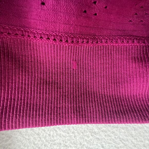 Lululemon Fletching Lines Ripened Raspberry Swiftly Breathe Long Sleeve Shirt 4 - Picture 7 of 8